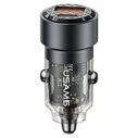 USAMS C39 car charger USB-A, USB-C 60W black