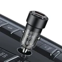 USAMS C39 car charger USB-A, USB-C 60W black