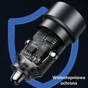 USAMS C39 car charger USB-A, USB-C 60W black