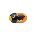 Faber-Castell Aetos Double Plastic Sharpener Yellow Barrel with Eraser (183527)