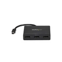 Splitter DisplayPort Startech MSTMDP123DP Μαύρο
