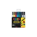 Σετ μαρκαδόρων POSCA UNI PC-3M 6+2