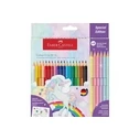 Faber-Castell Grip Sparkle Ξυλομπογιές Σετ 24 χρώματα
