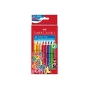 Faber-Castell Jumbo Grip Χρωματιστά Μολύβια, Σετ 10 τεμ.