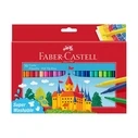 Faber-Castell Μαρκαδόροι Ζωγραφικής Λεπτοί Πλενόμενοι - Σετ 50 χρώματα (554204)