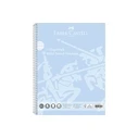 Faber-Castell Spiral Notebook A4 80 Sheets Ruled Blue