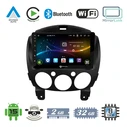 VenCore 3236-10007-0667B - Οθόνη Multimedia Android 15 9" 9109A MTK6762 Octa-Core 2GB/32GB IPS με Πρόσοψη, CarPlay, Android Auto και Υποστήριξη Κάμερας Οπισθοπορείας AHD για Mazda 2 2008-2014 – Μαύρη