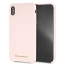 Karl Lagerfeld KLHCI65SLLPG iPhone Xs Max hardcase light pink Silicone