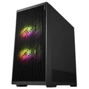 FSP/Fortron M330-BA Gaming Midi Tower Κουτί Υπολογιστή με Πλαϊνό Παράθυρο Μαύρο