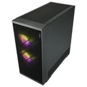 FSP/Fortron M330-BA Gaming Midi Tower Κουτί Υπολογιστή με Πλαϊνό Παράθυρο Μαύρο