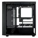 Cooler Master MasterBox 600 ARGB Gaming Midi Tower PC Case Black with Side Window and ARGB Lighting