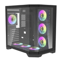 Darkflash FT418 Pro Gaming Midi Tower Κουτί Υπολογιστή με RGB Φωτισμό - Μαύρο