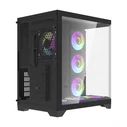 Darkflash FT418 Pro Gaming Midi Tower Κουτί Υπολογιστή με RGB Φωτισμό - Μαύρο