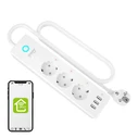 Gosund P1 Plus Smart Πολύπριζο Ασφαλείας 3 Θέσεων με 3 USB-A, Διακόπτη και Καλώδιο 1.5m