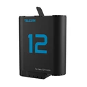 Μπαταρία Action Cameras Telesin lithium for GoPro Hero 12/11/10/9 (Blue)