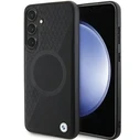 BMW BMHMS24M23RTPK Samsung Galaxy S24+ Plus hardcase Signature Leather Half Textured & Circle MagSafe black