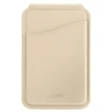 UNIQ Coehl Esme MagSafe magnetic wallet with mirror and stand cream