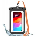Tech-Protect UWC9 Universal Waterproof Case 8.9" Black/orange