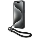 BMW BMHCP15X23RMRLK Apple iPhone 15 Pro Max hardcase Signature Leather Wordmark Cord black