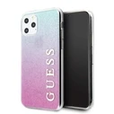 Guess GUHCN58PCUGLPBL iPhone 11 Pro pink blue hard case Glitter Gradient