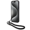 BMW BMHCP15M23RMRLK Apple iPhone 15 Plus / 14 Plus hardcase Signature Leather Wordmark Cord black