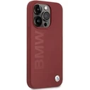 BMW BMHMP15LSLBLRE Apple iPhone 15 Pro hardcase Silicone Big Logo MagSafe red