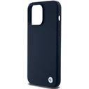 BMW BMHCP15LSILNA Apple iPhone 15 Pro hardcase Silicone Metal Logo navy