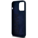 BMW BMHCP15LSILNA Apple iPhone 15 Pro hardcase Silicone Metal Logo navy