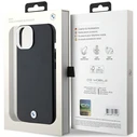 BMW BMHMP14S23PUFWK Apple iPhone 14 / 15 Signature Wrapped Metal MagSafe black