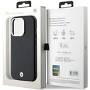 BMW BMHMP15L23PUFWK Apple iPhone 15 Pro Signature Wrapped Metal MagSafe black