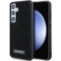 Karl Lagerfeld KLHCS24SHDSPRK Samsung Galaxy S24 hardcase Rhinestone Metal Logo black
