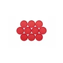 MAUL Industrial magnets Ø29 mm, 10 pieces, red