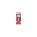 MAUL Industrial magnets Ø29 mm, 10 pieces, red