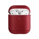 UNIQ Terra AirPods 1/2 gen. Genuine Leather red
