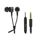 Handsfree Ακουστικά Esperanza ZIPPER with microphone Black