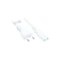 Good Connections Euro-Netzkabel προς C7/Euro-8 θηλυκό, λευκό, 7,5 m (P0370-W075)