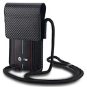 BMW BMPSP15XMSCAKR Wallet Bag Carbon Red Stripes black