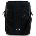 BMW BMTB10COMSCAKL 10" Carbon Blue Stripes black