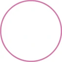 AMILA Hula Hoop 60 cm Φ18 mm Pink - 155 g