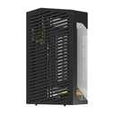 Darkflash DY470 (+fans) Gaming Midi Tower Κουτί Υπολογιστή με Πλαϊνό Παράθυρο και RGB Φωτισμό Μαύρο