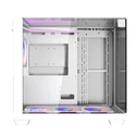 Darkflash TH285 Gaming Mid Tower Computer Case with Side Window & RGB Lighting - White