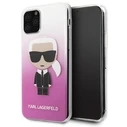 Karl Lagerfeld KLHCN58TRDFKPI iPhone 11 Pro pink Gradient Ikonik Karl