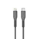 UNIQ Cable MFI Flex USB-C-Lightning 18W charcoal grey