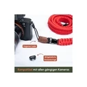 C-ROPE λουρί κάμερας Traveler από Paracord 100cm Bright Red (retail)