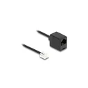 DELOCK Telephone cable RJ11 plug to RJ45 socket black 2 m
