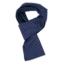 Μαντήλι λαιμού με τσαντάκι μεταφοράς 48836, 75 x 9cm, μπλε με dots