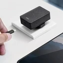 UNIQ Wall charger Versa Slim USB-C PD 18W + USB-C to USB-C Cable charcoal black (LITHOS Collective)