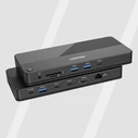 Unitek D1077A KVM & Data Switch with USB — 11-port 4K USB Hub
