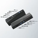 Unitek D1077A KVM & Data Switch with USB — 11-port 4K USB Hub
