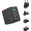 Unitek Travel Tri Pro 65W 3-in-1 GaN Charger Hub with HDMI 4K@60Hz (P1242 / P1242A)